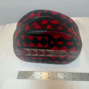 NWOT PENDELTON Geometric Red and Black Women's Accessory Pouch